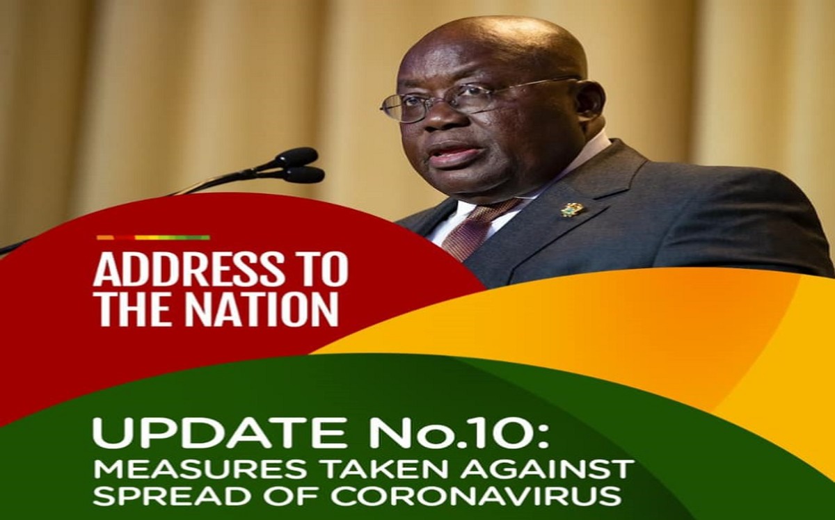 Address To TheNation By The President Of The Republic,Nana Addo Dankwa Akufo-Addo, On Updates To Ghana’s Enhanced Response To TheCoronavirus Pandemic, On Sunday, 31st May, 2020.